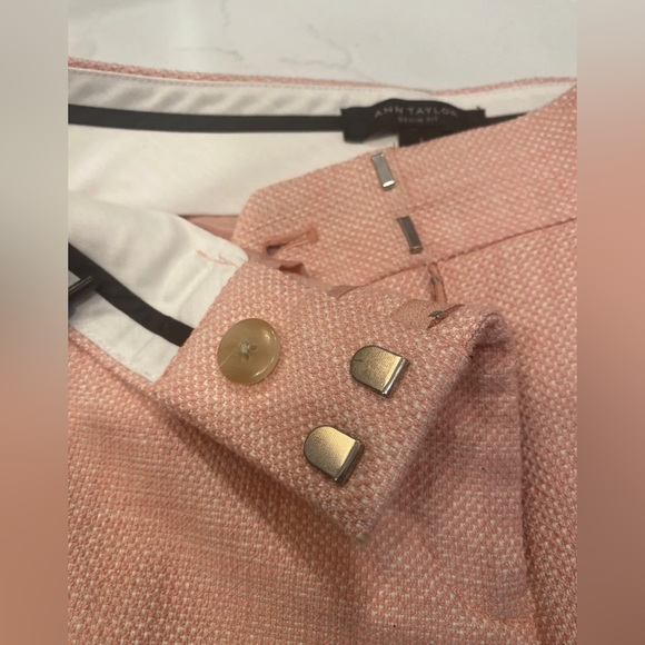 Ann Taylor Devin Fit ankle pants, pink, 2, like new - Picture 7 of 10